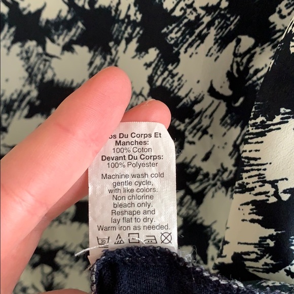 J. Crew Factory print t-shirt blouse - Picture 6 of 6